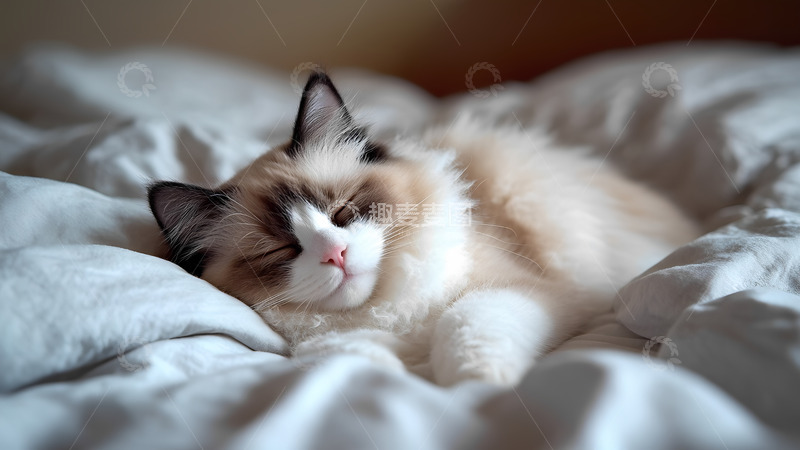 高清大图下载【趣麦麦图】可爱猫咪布偶猫宠物摄影图