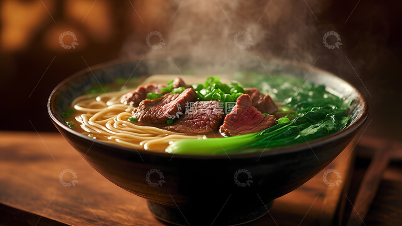 美味原味牛肉面美食摄影