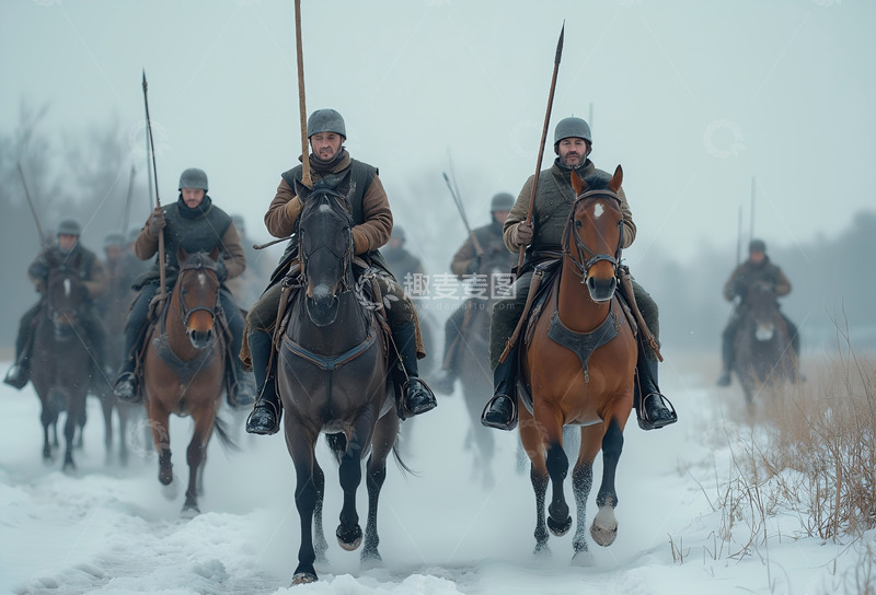 高清大图下载【趣麦麦图】特拉克纳战马