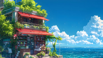 海边的图书馆1
