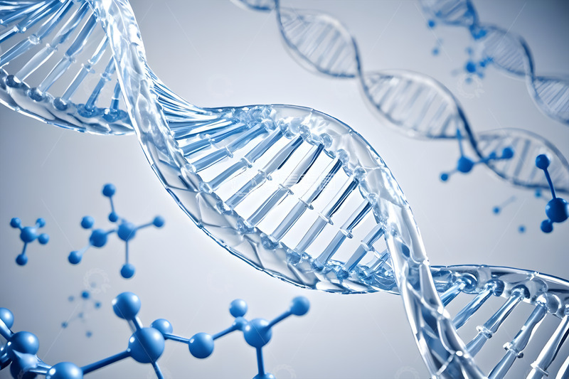 高清大图下载【趣麦麦图】DNA分子医学科技摄影
