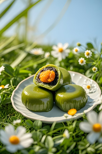 传统青团清明节美食摄影1