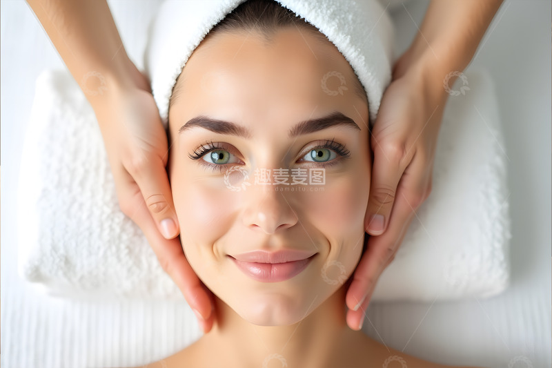 高清大图下载【趣麦麦图】美容SPA模特摄影
