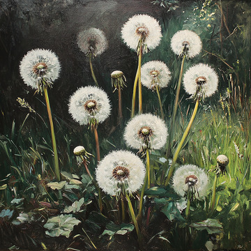 蒲公英图片插画1