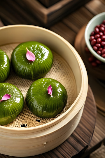 传统青团清明节美食摄影5