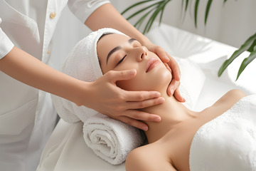 美容院护肤美容场景摄影