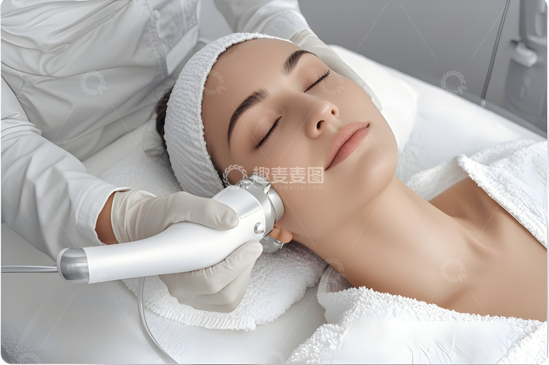 高清大图下载【趣麦麦图】美容修容祛痘祛斑仪器美容摄影