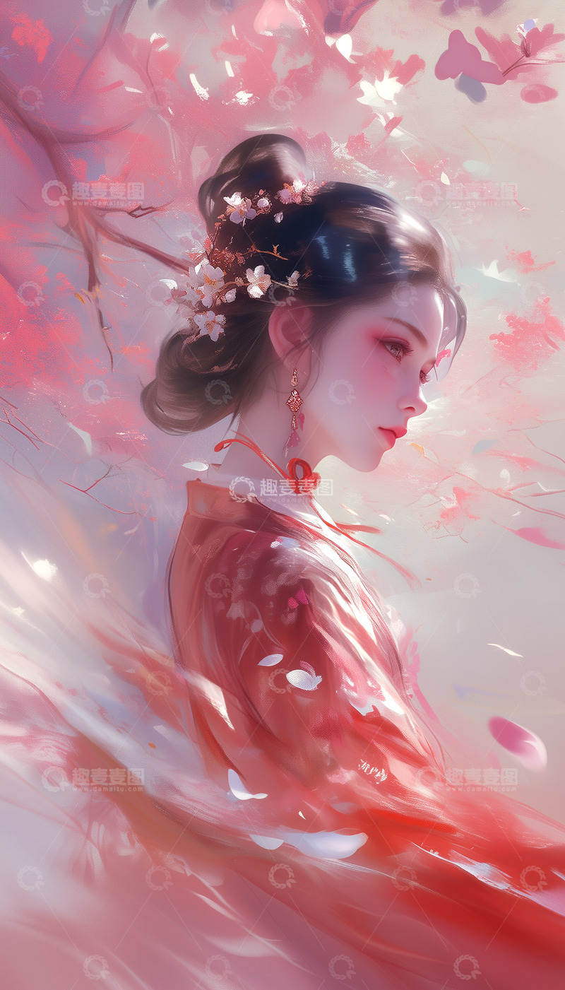 高清大图下载【趣麦麦图】古风唯美美人图