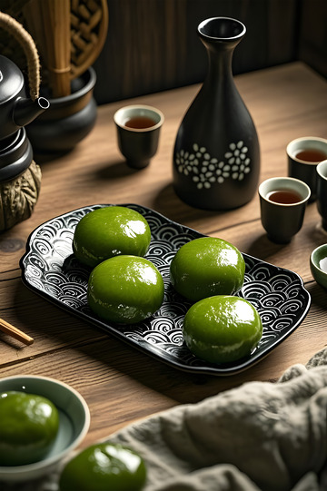 传统青团清明节美食摄影4