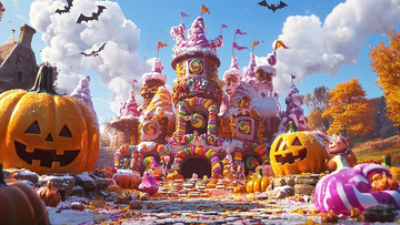 糖果城堡万圣节