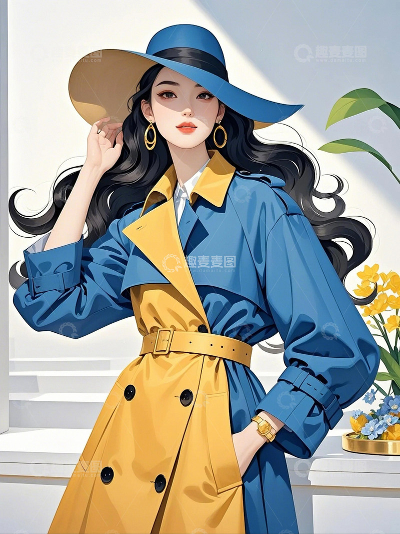 高清大图下载【趣麦麦图】时尚女孩人物素材3