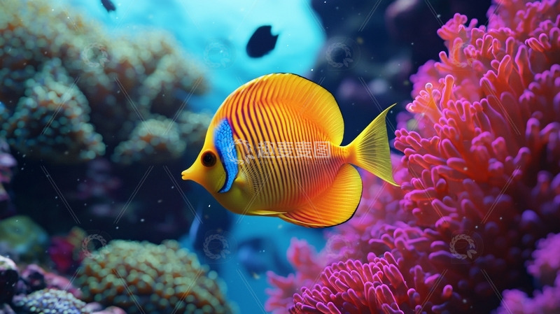 高清大图下载【趣麦麦图】珊瑚礁鱼类