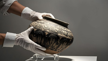 陶罐文物鉴赏分析鉴定摄影