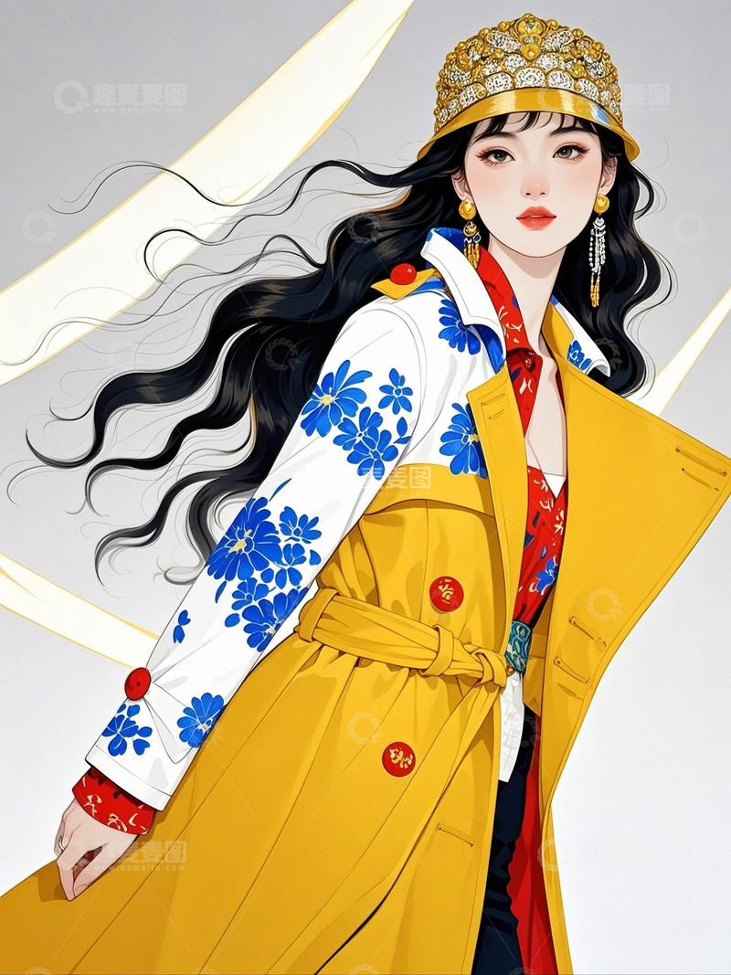 高清大图下载【趣麦麦图】时尚女孩人物素材7