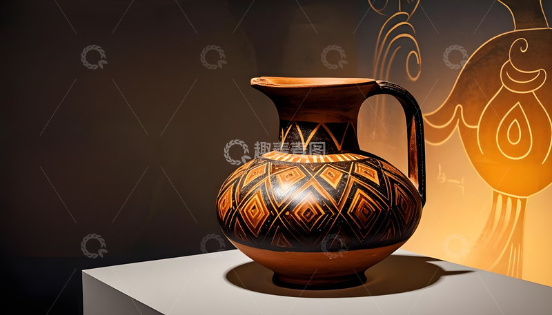 高清大图下载【趣麦麦图】精美古陶罐文物古董摄影图4