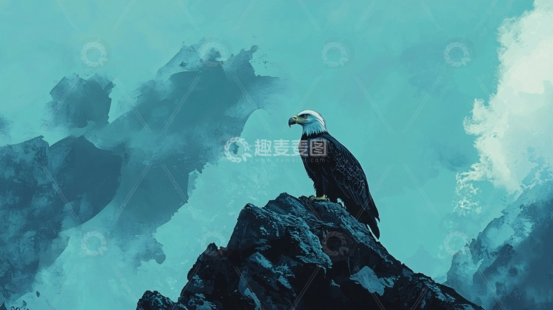 高清大图下载【趣麦麦图】鹰