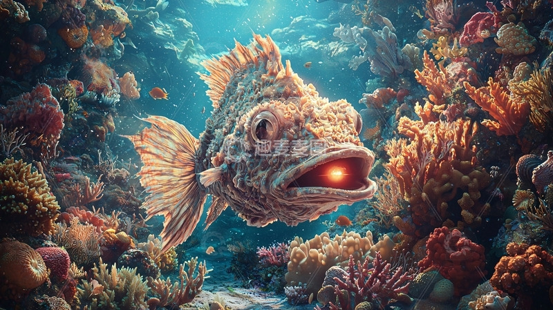 高清大图下载【趣麦麦图】珊瑚礁鱼类