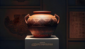 精美古陶罐文物古董摄影图1