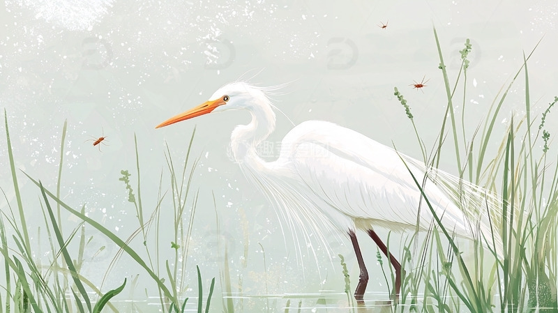 高清大图下载【趣麦麦图】白鹭