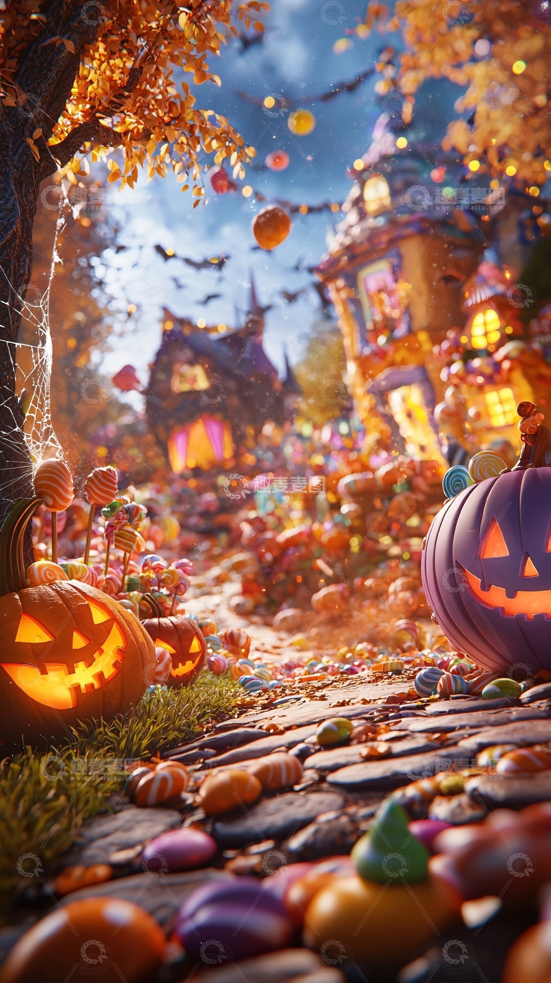 高清大图下载【趣麦麦图】糖果屋