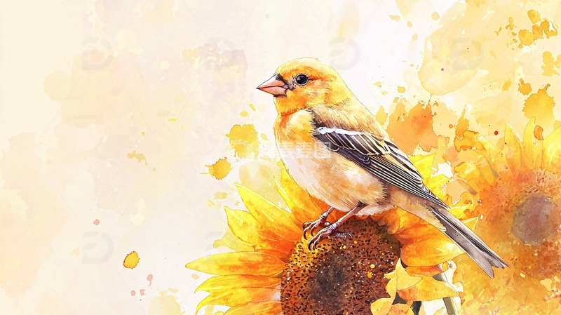 高清大图下载【趣麦麦图】水彩画