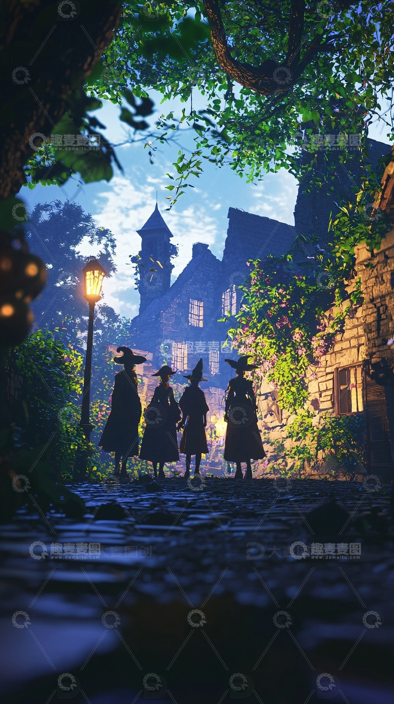 高清大图下载【趣麦麦图】夜晚