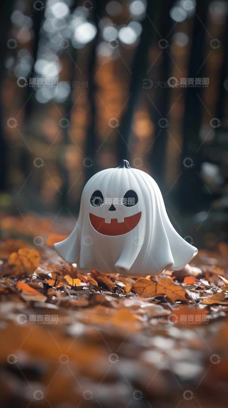高清大图下载【趣麦麦图】南瓜幽灵
