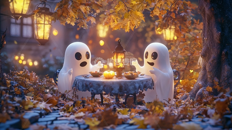 高清大图下载【趣麦麦图】卡通鬼魂