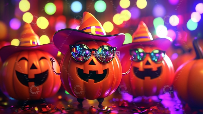 高清大图下载【趣麦麦图】南瓜灯