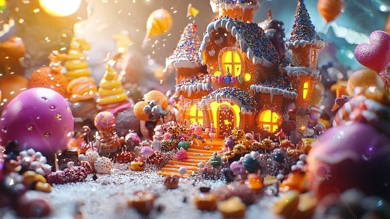 高清大图下载【趣麦麦图】姜饼屋