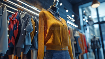 高端服装店陈列