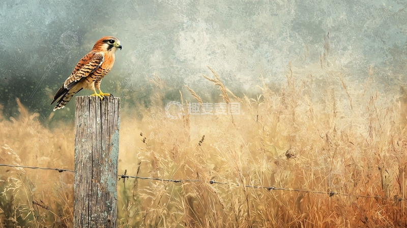 高清大图下载【趣麦麦图】红隼