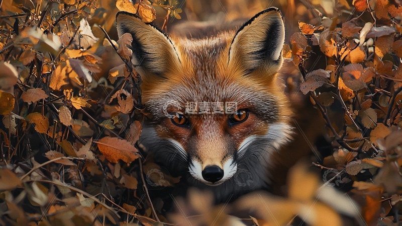 高清大图下载【趣麦麦图】红狐