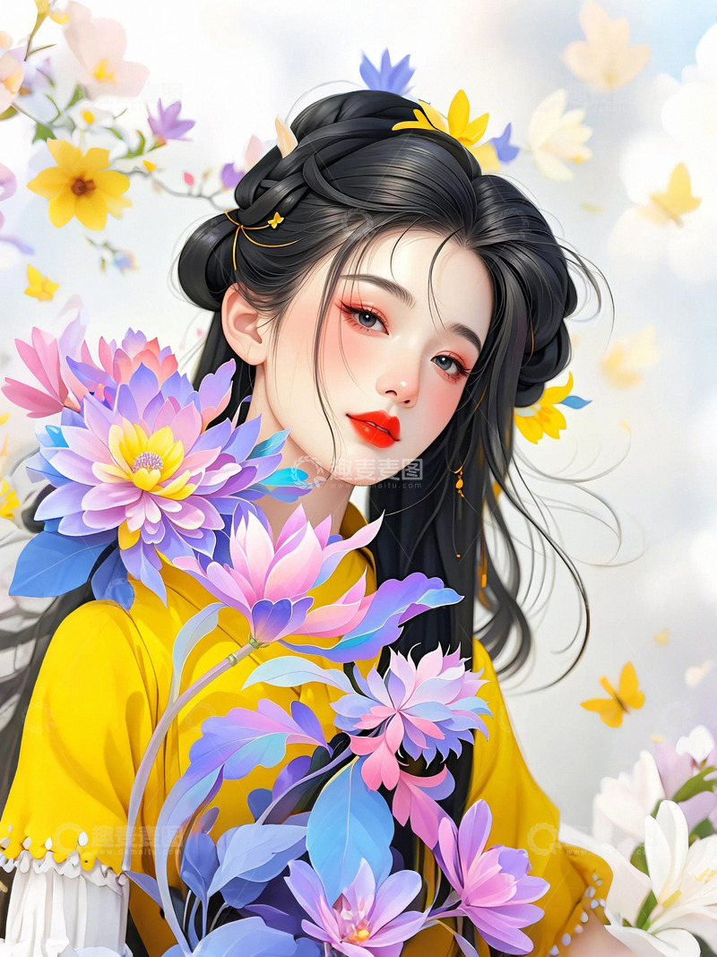 高清大图下载【趣麦麦图】时尚女孩人物素材9