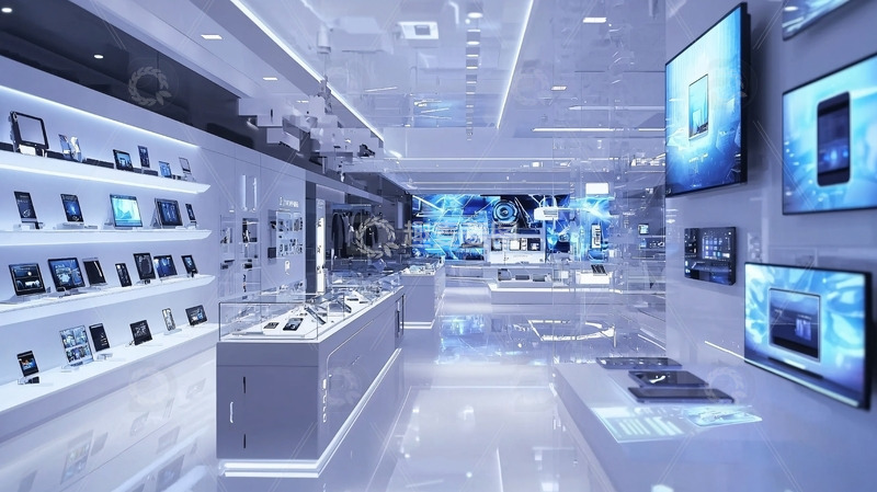 高清大图下载【趣麦麦图】科技产品展示厅