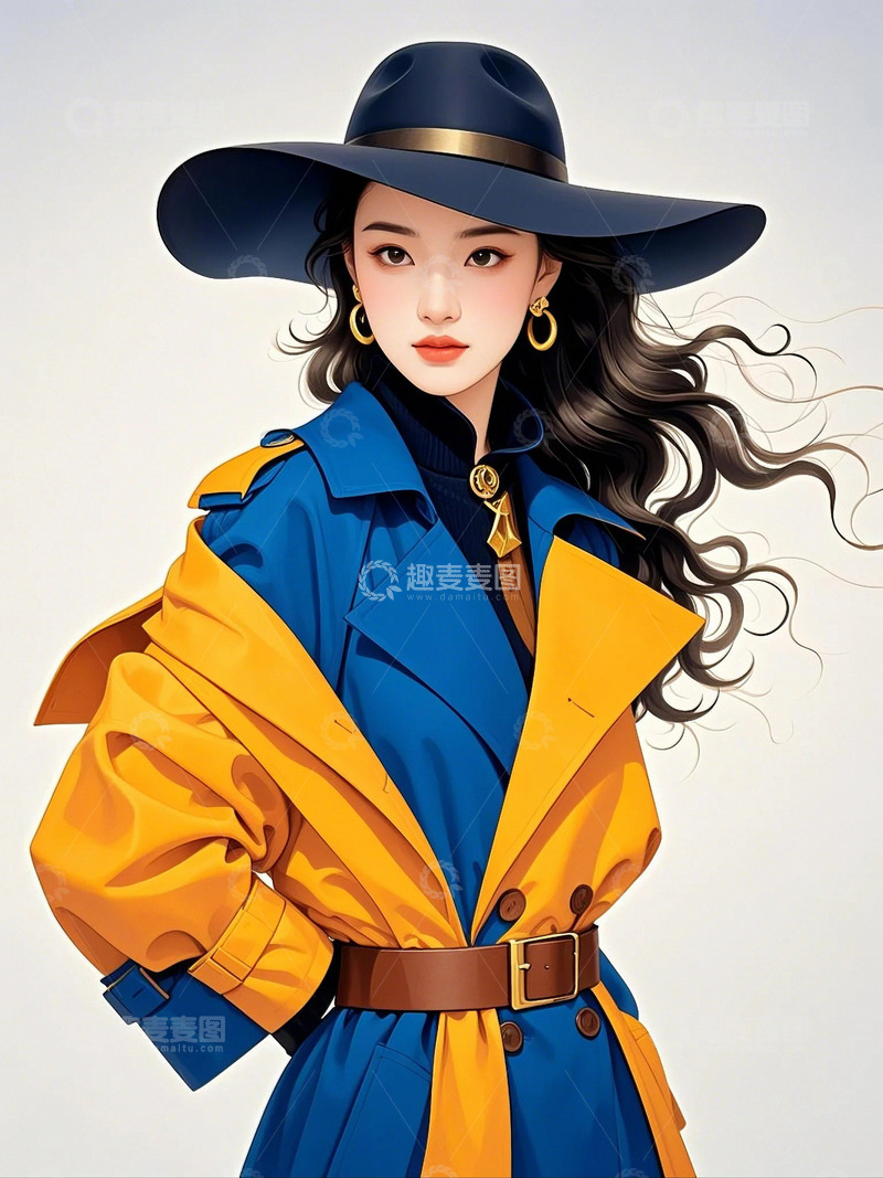 高清大图下载【趣麦麦图】时尚女孩人物素材10