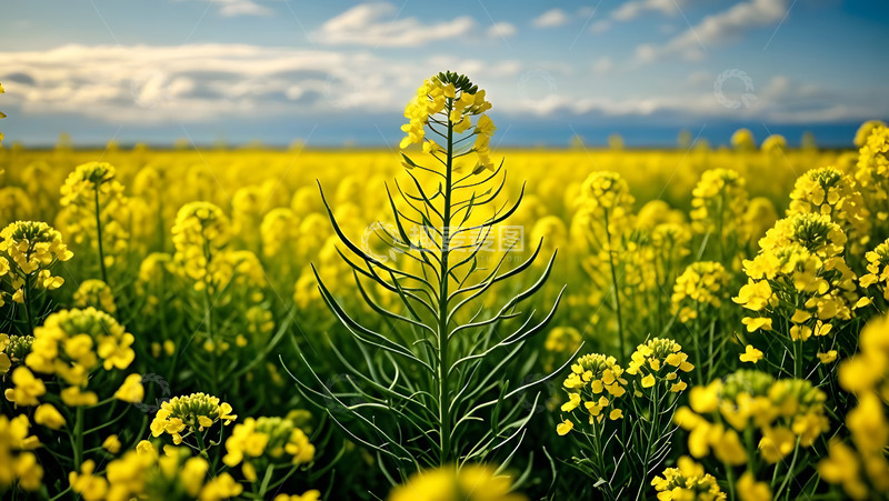 高清大图下载【趣麦麦图】春天摄影油菜花开花花卉素材5