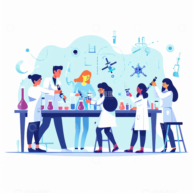 实验室元素小人