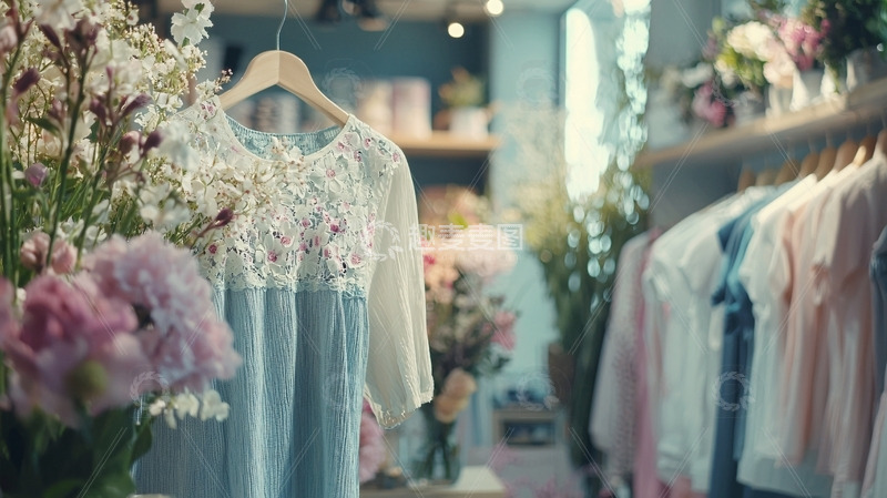 高清大图下载【趣麦麦图】轻盈蕾丝衫