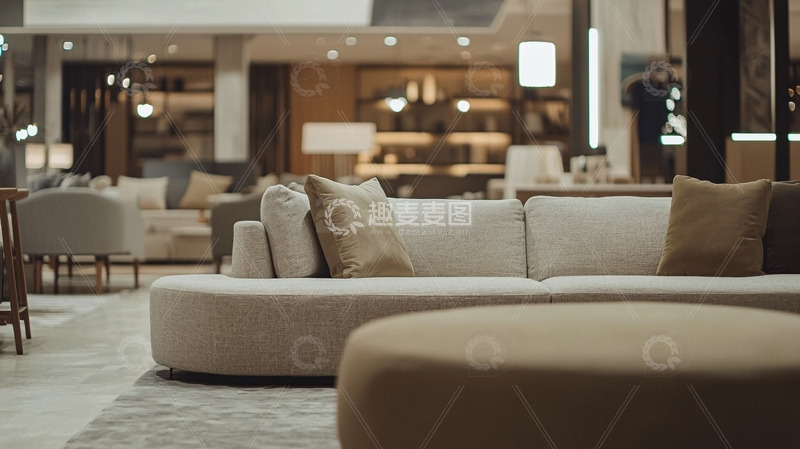 高清大图下载【趣麦麦图】现代简约风格客厅沙发