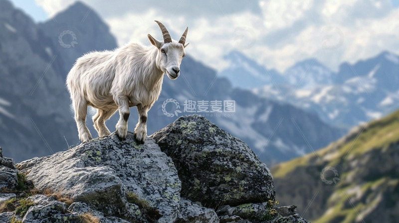 高清大图下载【趣麦麦图】山羊