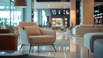 现代轻奢单人沙发