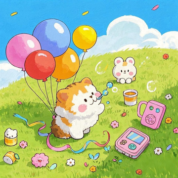 泡泡与小可爱的时光