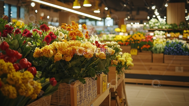 高清大图下载【趣麦麦图】超市鲜花区