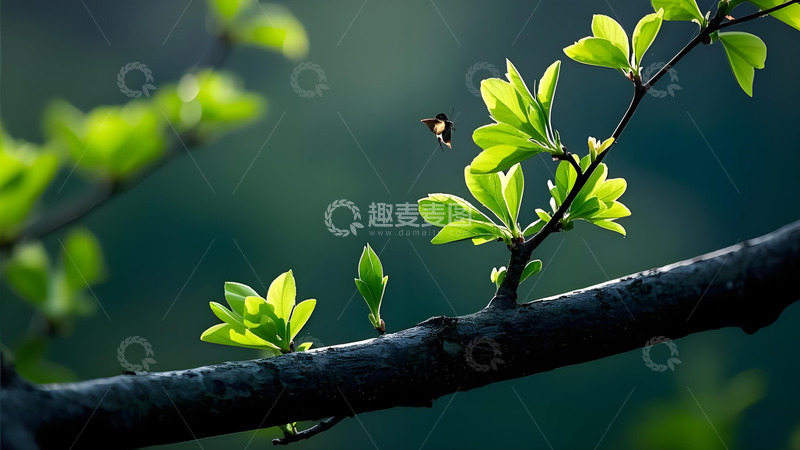 高清大图下载【趣麦麦图】春天活力勃勃生机