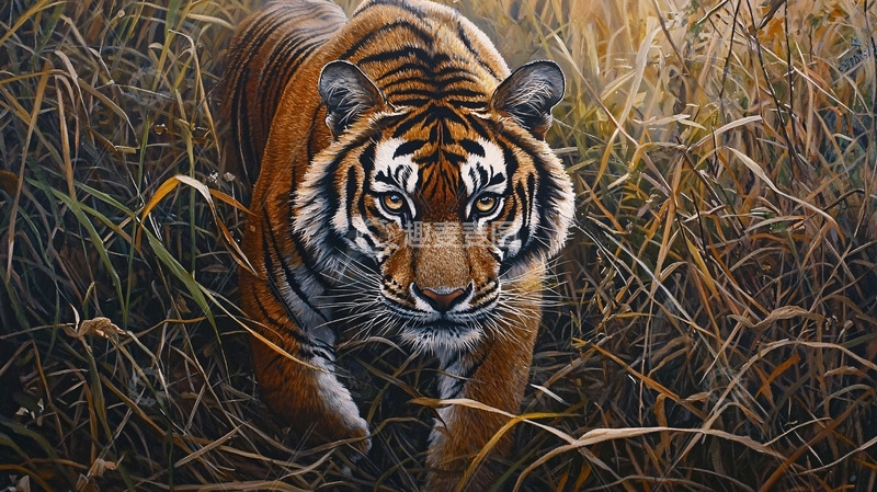 高清大图下载【趣麦麦图】孟加拉虎