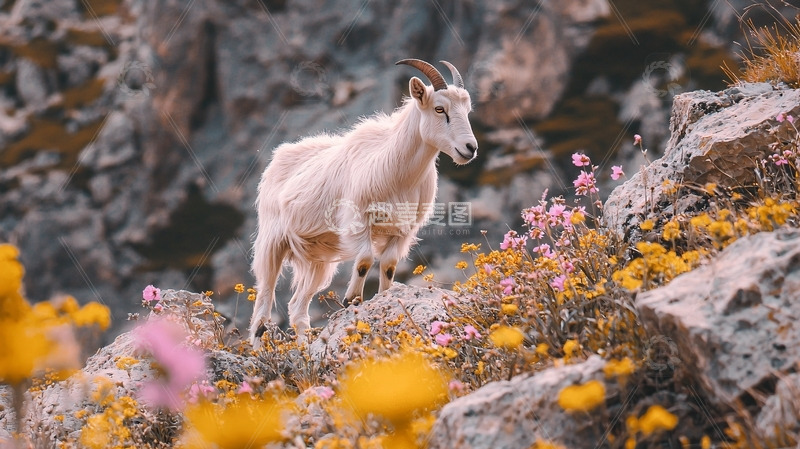 高清大图下载【趣麦麦图】山羊