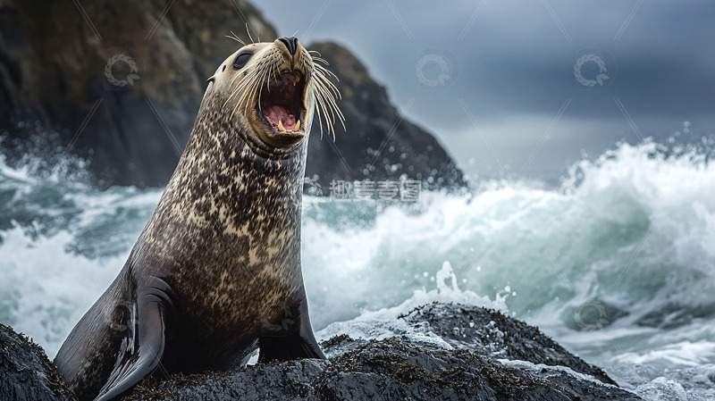 高清大图下载【趣麦麦图】镜头下的海狮魅力