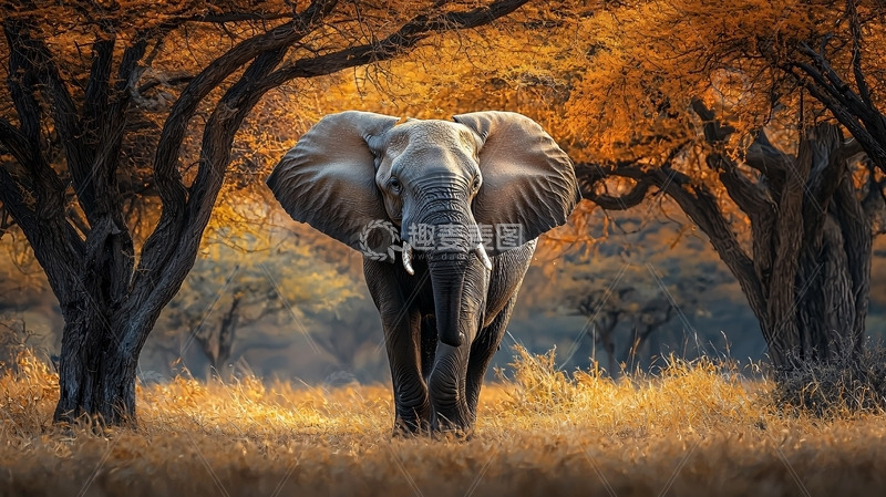 高清大图下载【趣麦麦图】非洲象
