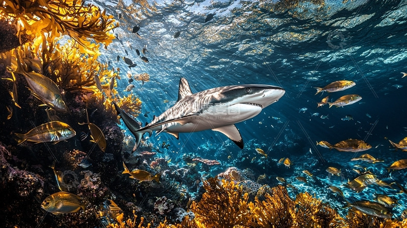 高清大图下载【趣麦麦图】鲨鱼
